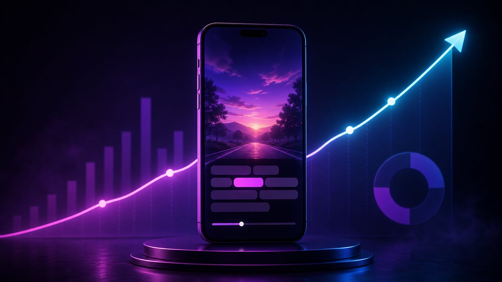 Auto-caption editing interface with bold word-by-word subtitle highlights and retention analytics for short-form video.