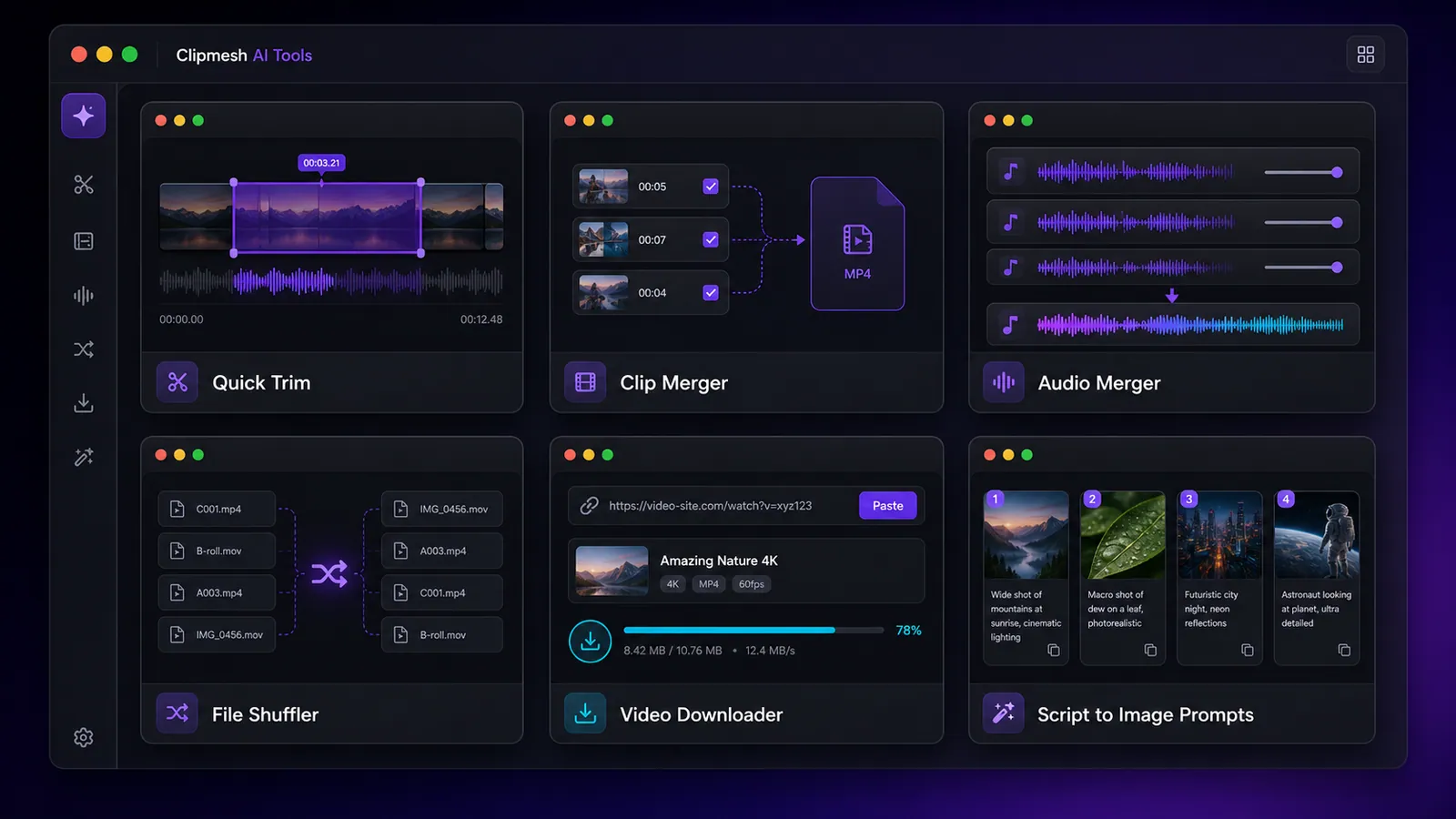 AI Tools product screenshot